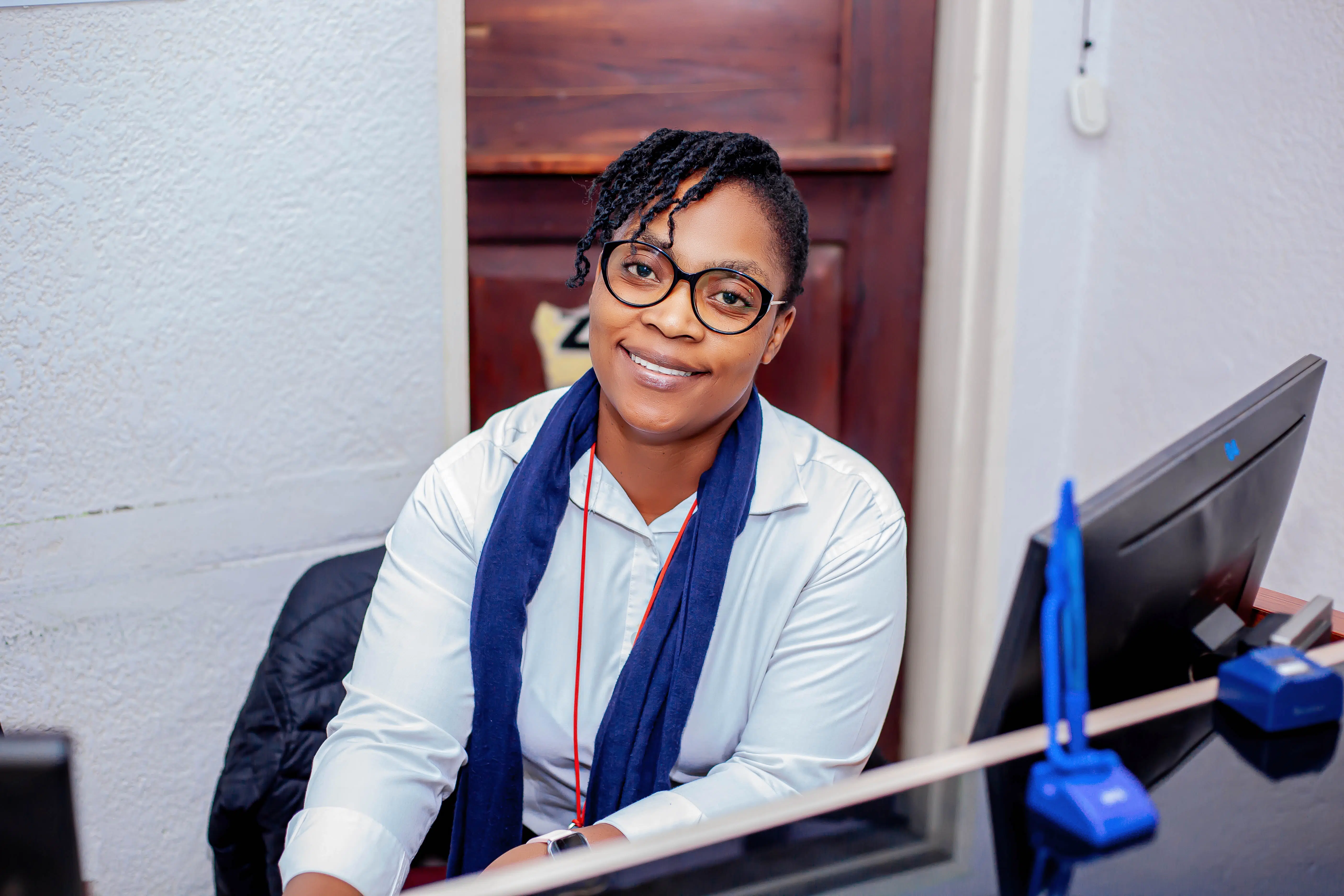 Reception team welcoming patients at Tinna Medical Centre