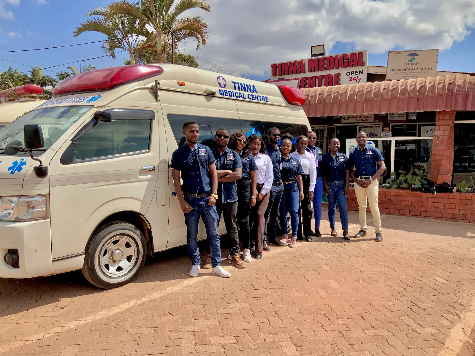 Tinna Medical Centre ambulance and clinical team